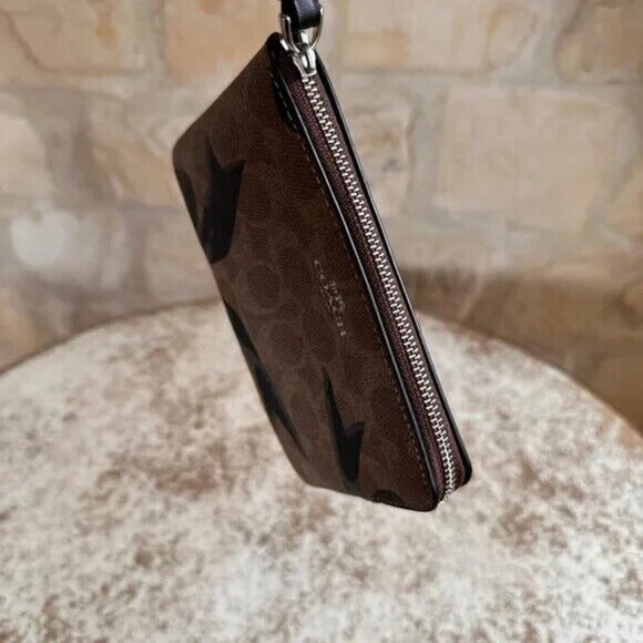 COACH Jamie  Bow Print CZ769 Camera Bag In Signature Canvas /Wristlet Option NWT - Picture 15 of 16